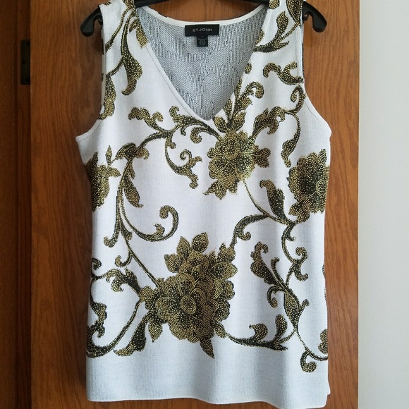 NWOT St. John Knitted Tank and Cardigan - Picture 5 of 6